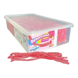 Retorcidas de Azúcar Sabor Fresa.