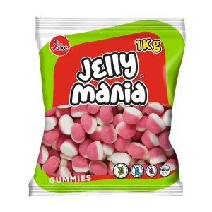 Besitos Fresa Goma Jake 1Kg – Gominolas Jelly Mania Sin Gluten