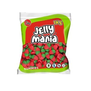 Caramelos de Goma Jake Fresas Salvajes 1Kg – Gominolas Jelly Mania Sin Gluten
