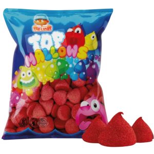 Top Mallows de Top Candy - Nubes de Malvavisco sabor Frambuesa (Bolsa de Golosinas)
