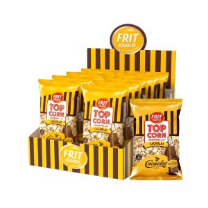 Frit Ravich Top Corn Palomitas sabor Cacaolat - Caja de 12 bolsas de 80g